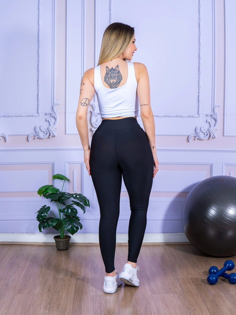 Calça Feminina Legging Para Academia - Charme Lunar