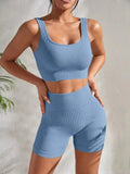 Conjunto de Yoga Sem Costuras - Conforto e Performance para Mulheres - Charme Lunar